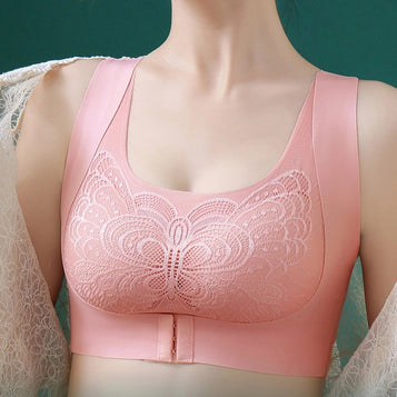 Peacock Design Padded Lace Push-Up Bra comfort fabric || Magic bra for women 2025